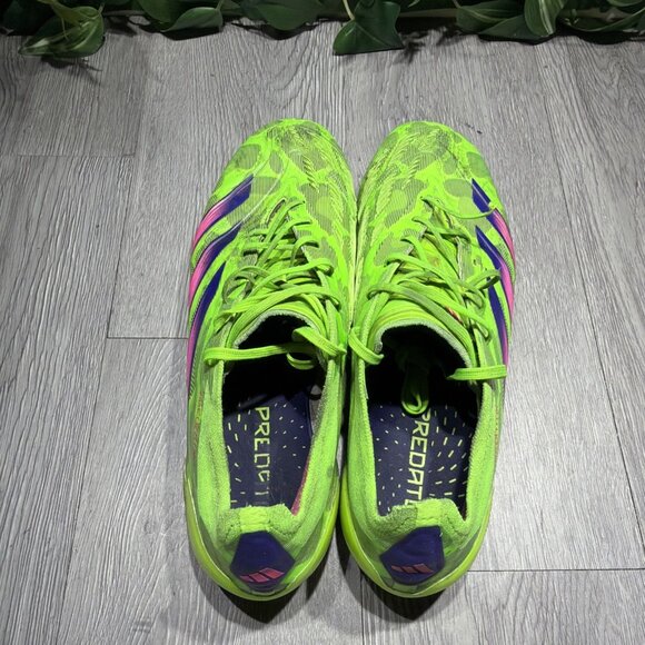 Adidas Predator Elite FG Green Pink Black GRINCH Men\'s Soccer Cleats Size 10.5 main image 5